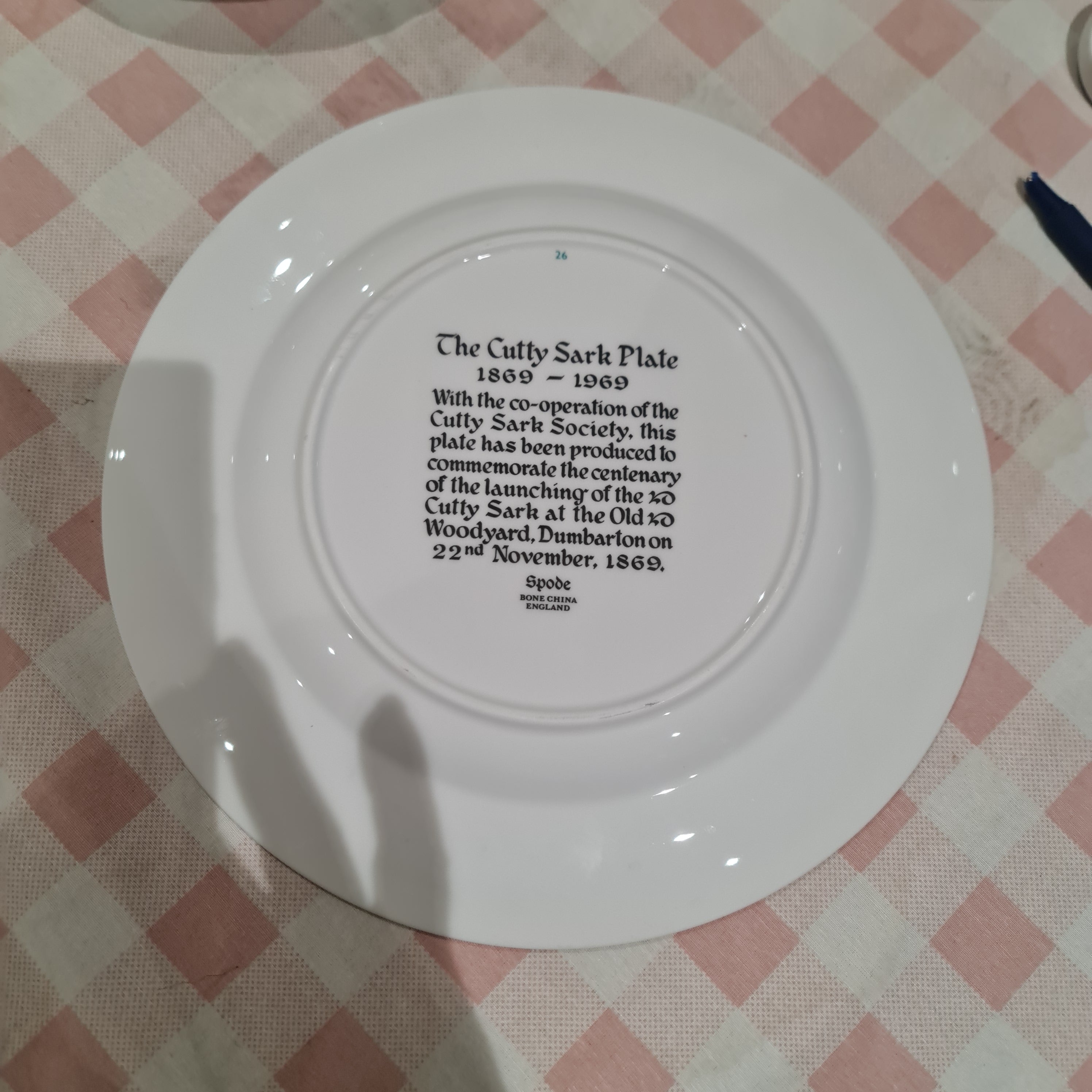 Amazing Spode wall plate - The Cutty Sark Plate