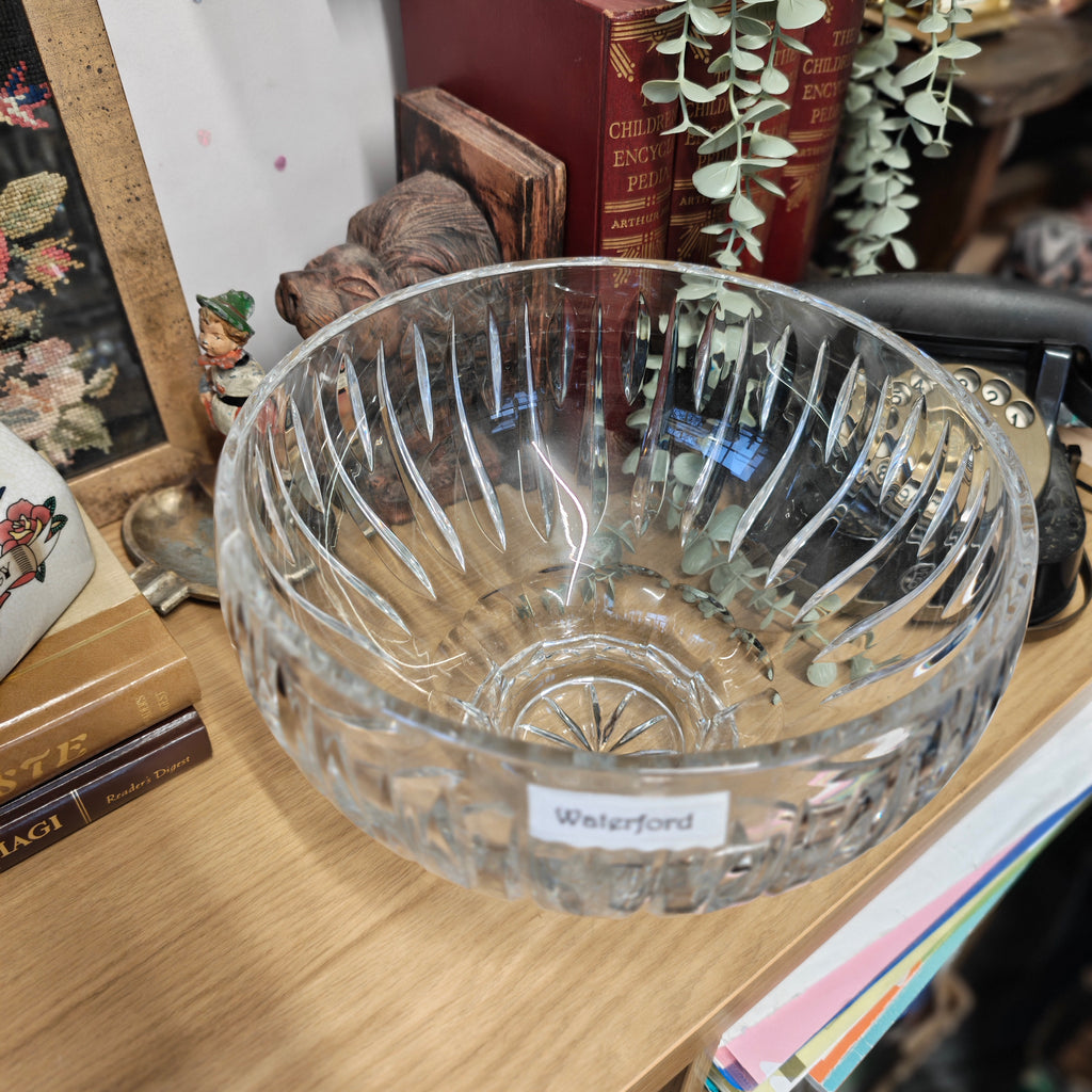 Waterford high quality  big crystal bowl  9 " wide