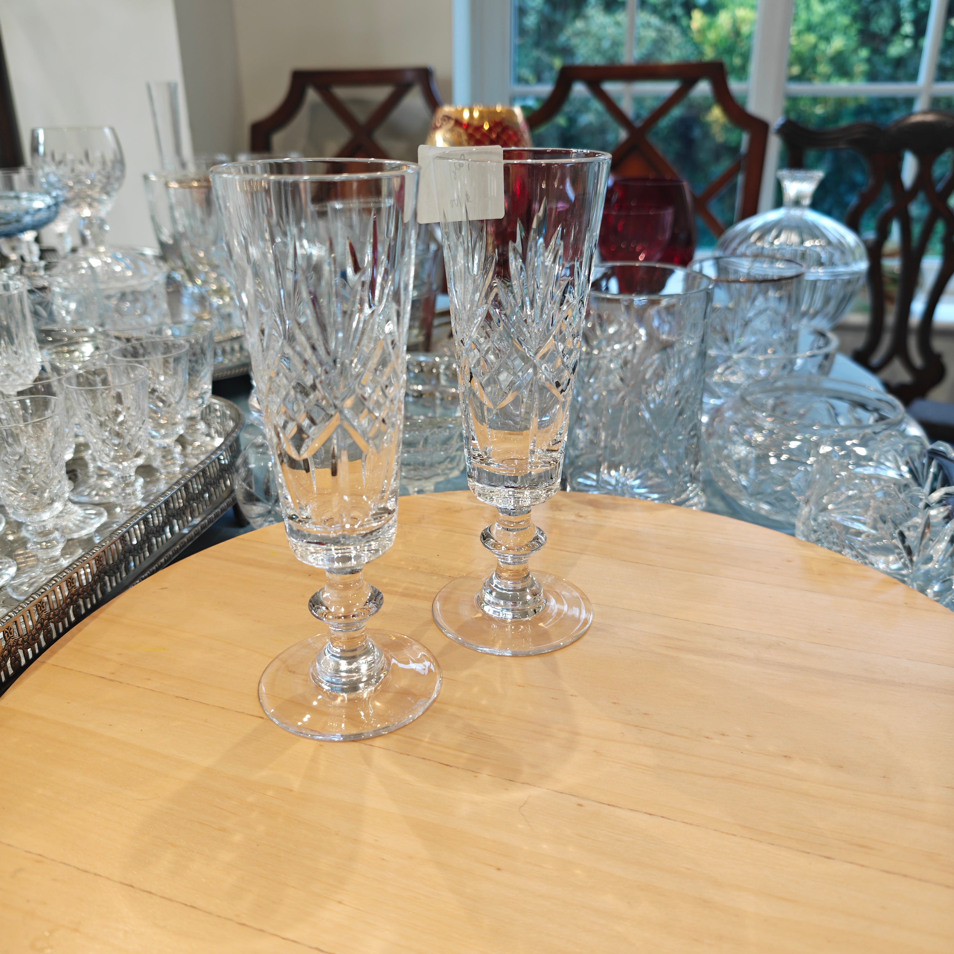 High quality tall champagne crystal glass