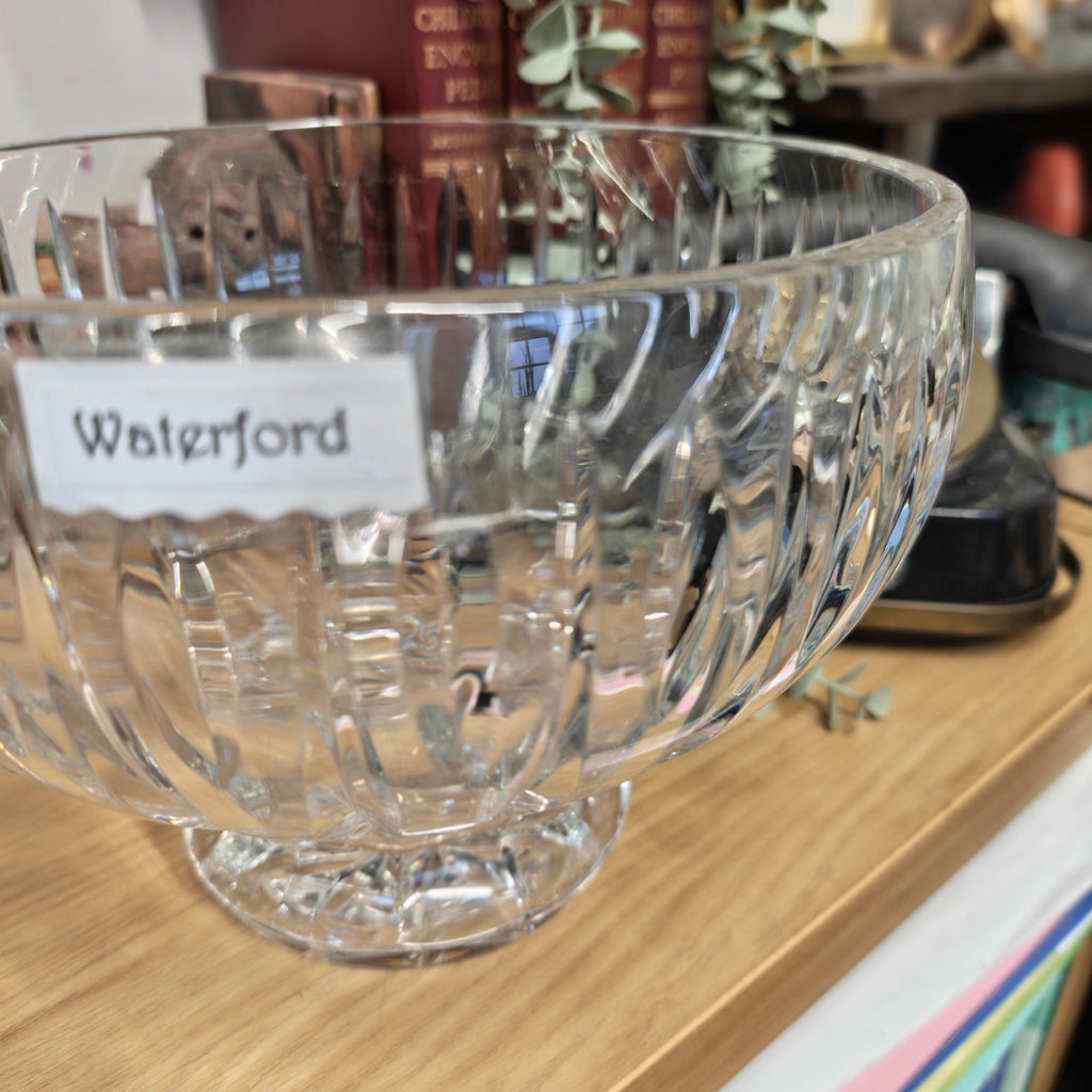 Waterford high quality  big crystal bowl  9 " wide