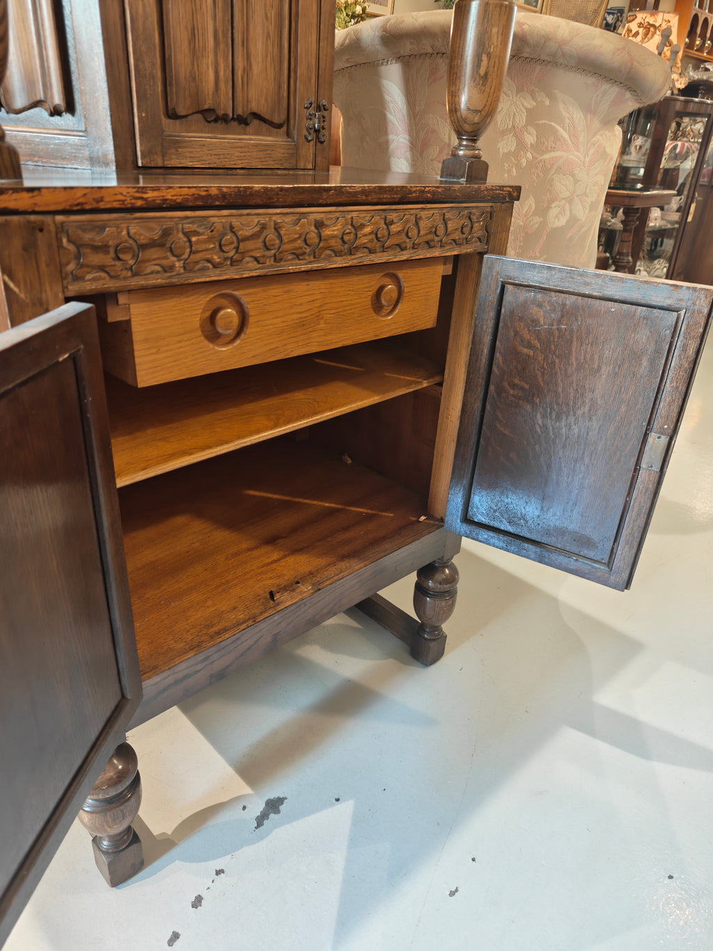 Antique Oak Drink Cabinet | Circa 1900 | The British Antiques Company