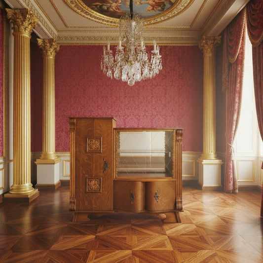 Grand French Salon Display Cabinet