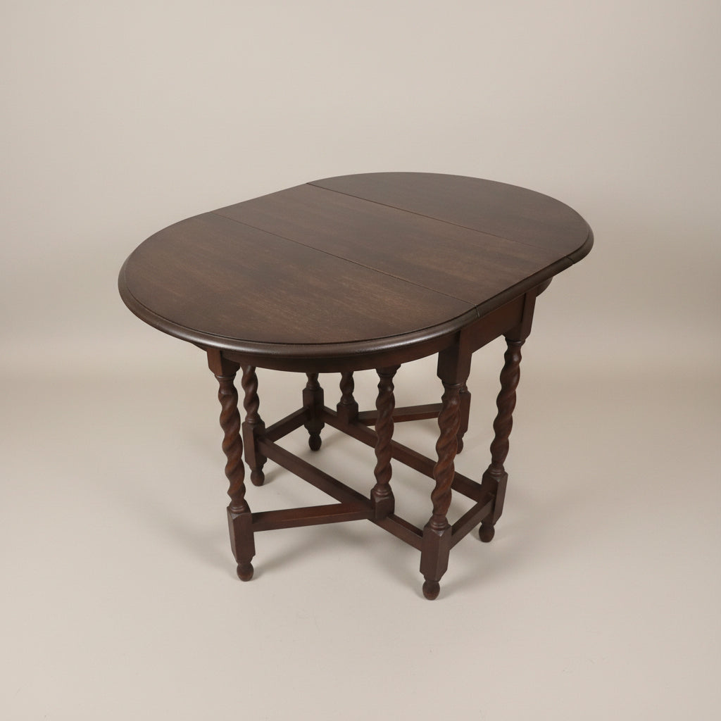 Antique Oak Drop Leaf Table