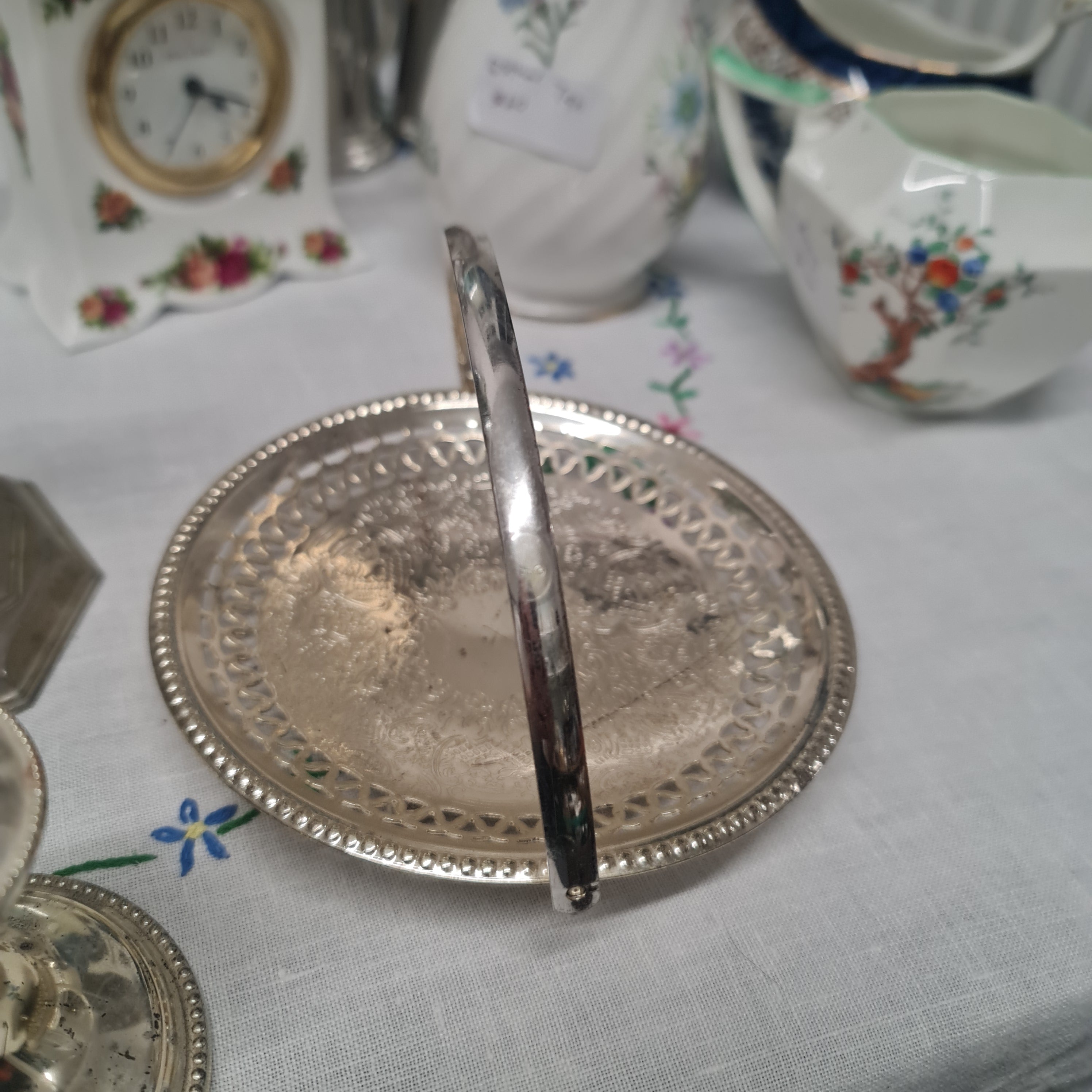 Vintage Silver plated ornaments