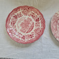 Vintage cranberry side plate