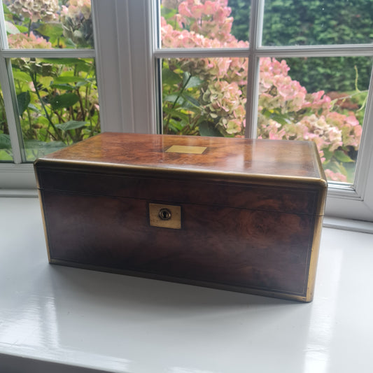 Late 19th Century Walnut Writing Slope