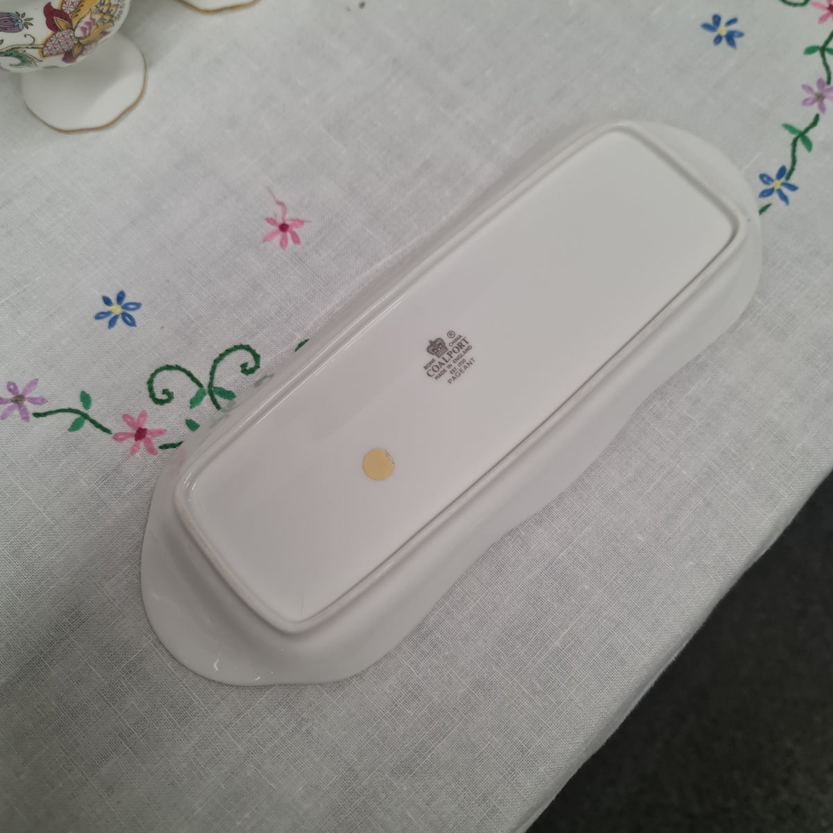Coalport rectangular dish - Pageant