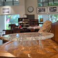 Vintage Pressed Glass Cake stand 30 cm