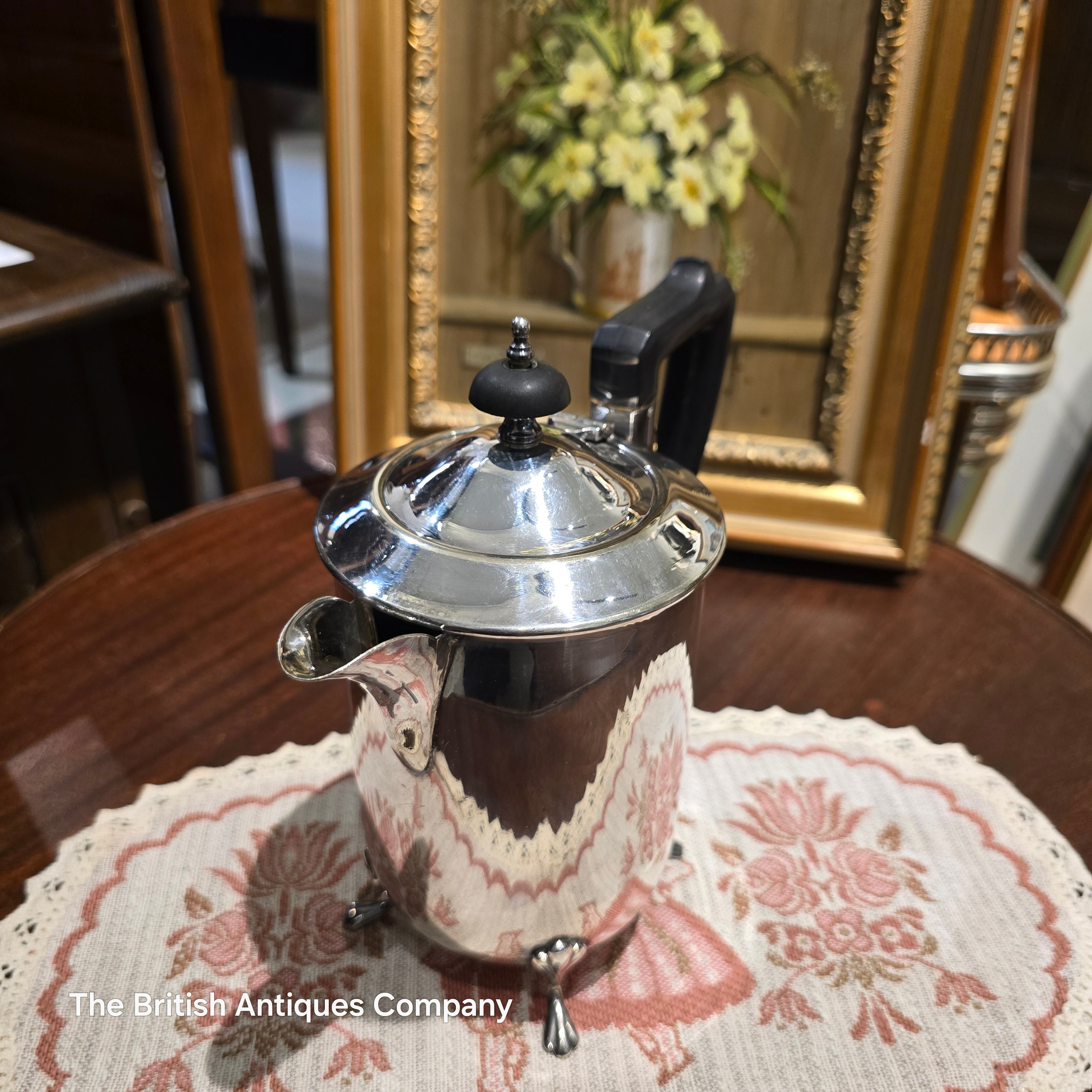Vintage Silver-Plated Coffee Pot