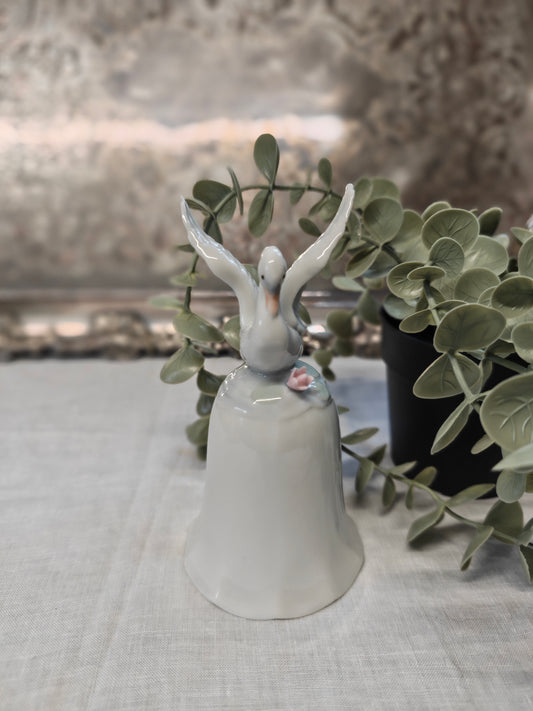 Germany porcelain handbell - swan