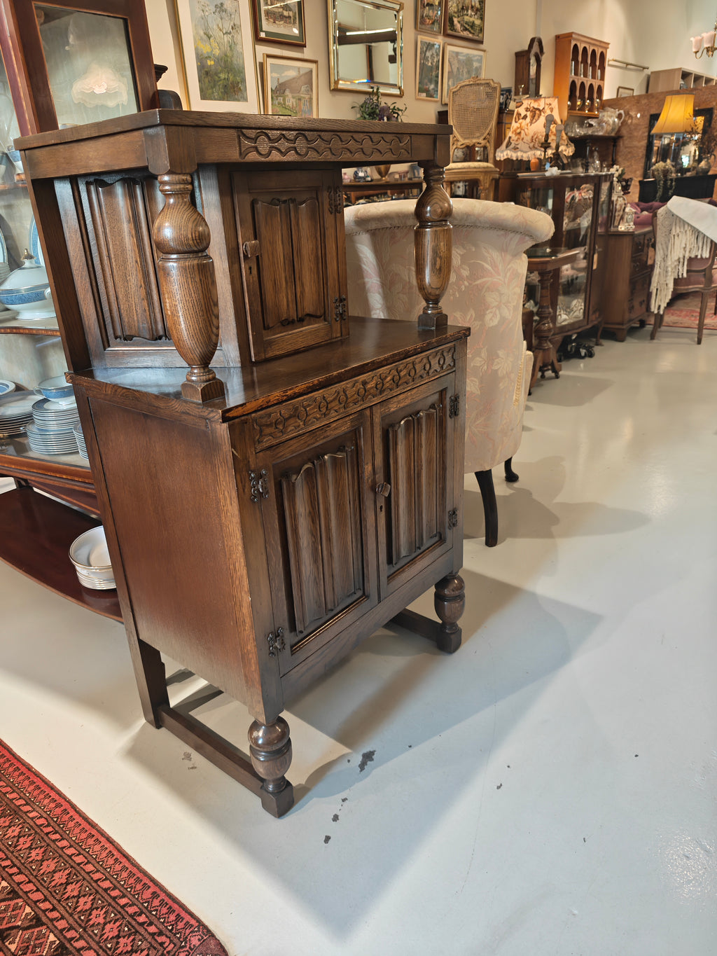 Antique Oak Drink Cabinet | Circa 1900 | The British Antiques Company