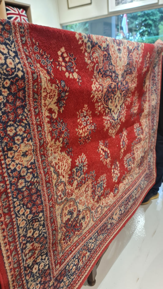 19th century will wool carpet