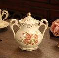 High Quality Rose Sugar Dish with Lid