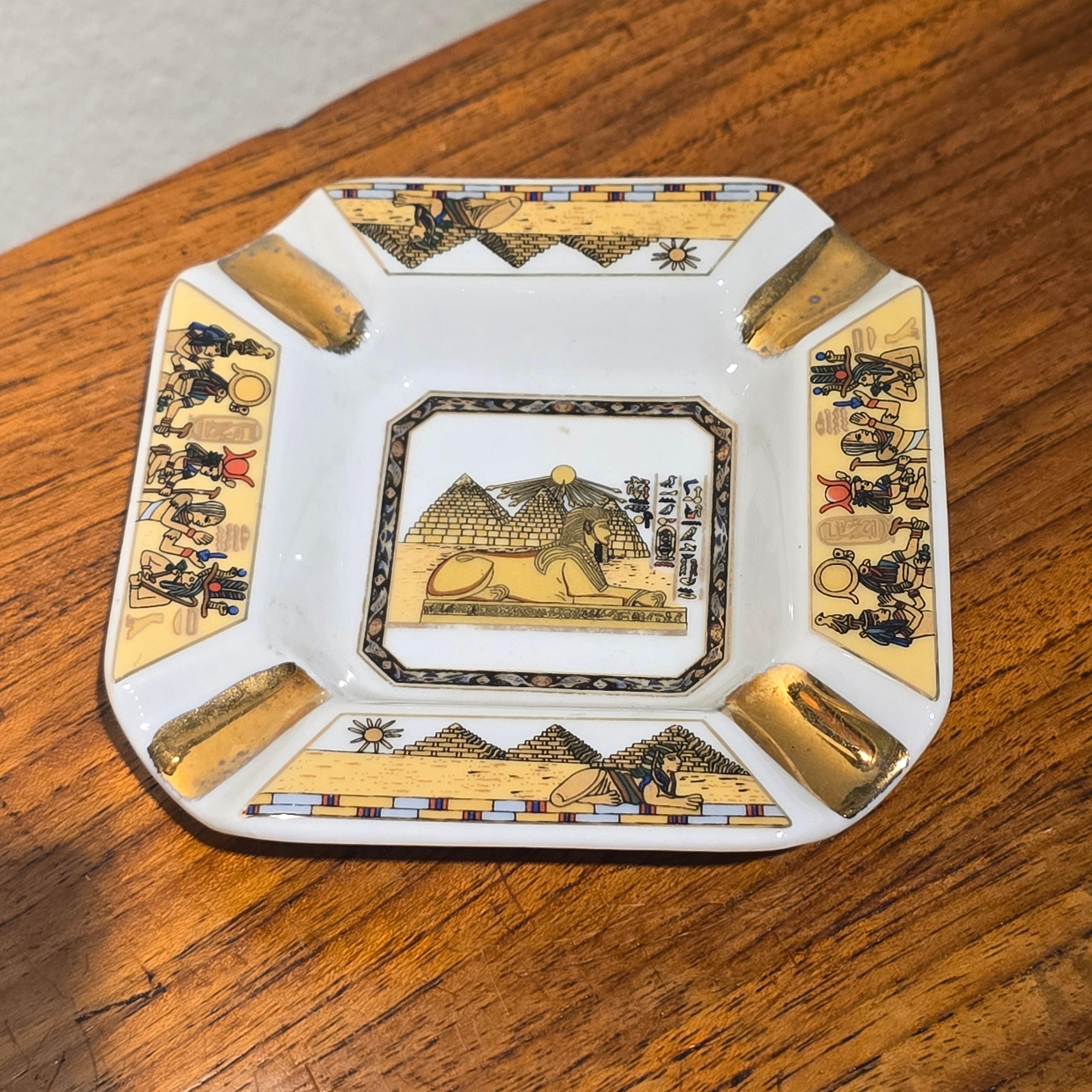 Porcelain ashtray Egypt