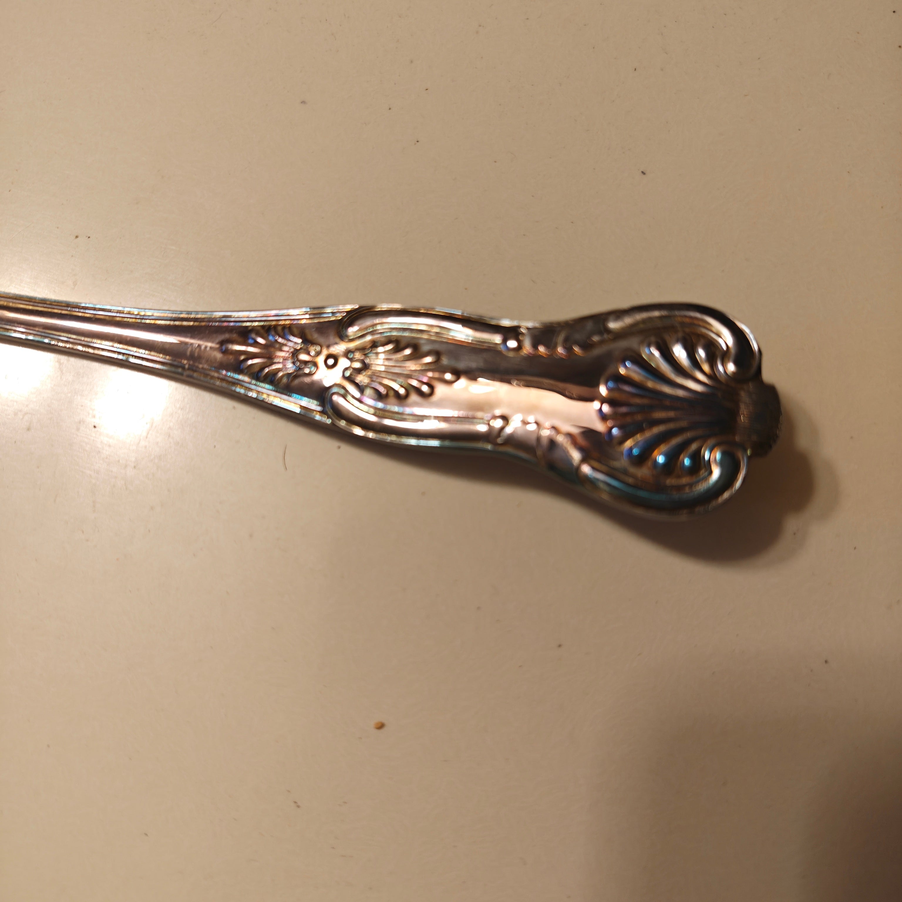 Gorgeous vintage Silver plated ladle L 13 cm