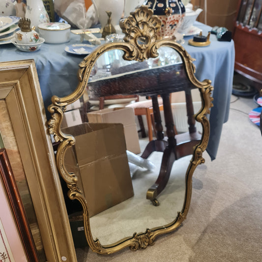 Big Vintage wall Mirror with gilt frame