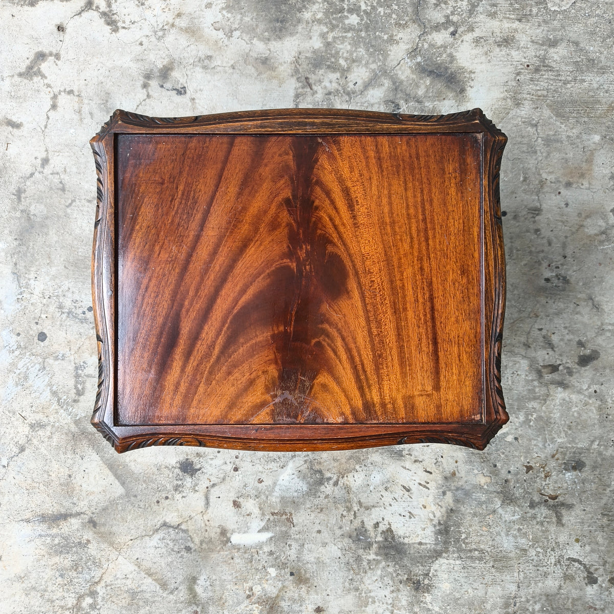 Antique Flame Mahogany Nesting Tables
