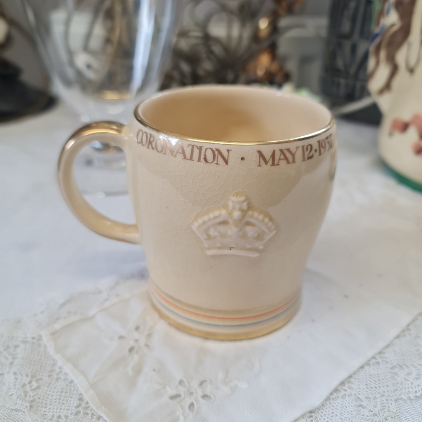KING GEORGE VI QUEEN ELIZABETH CORONATION 1937 MUG