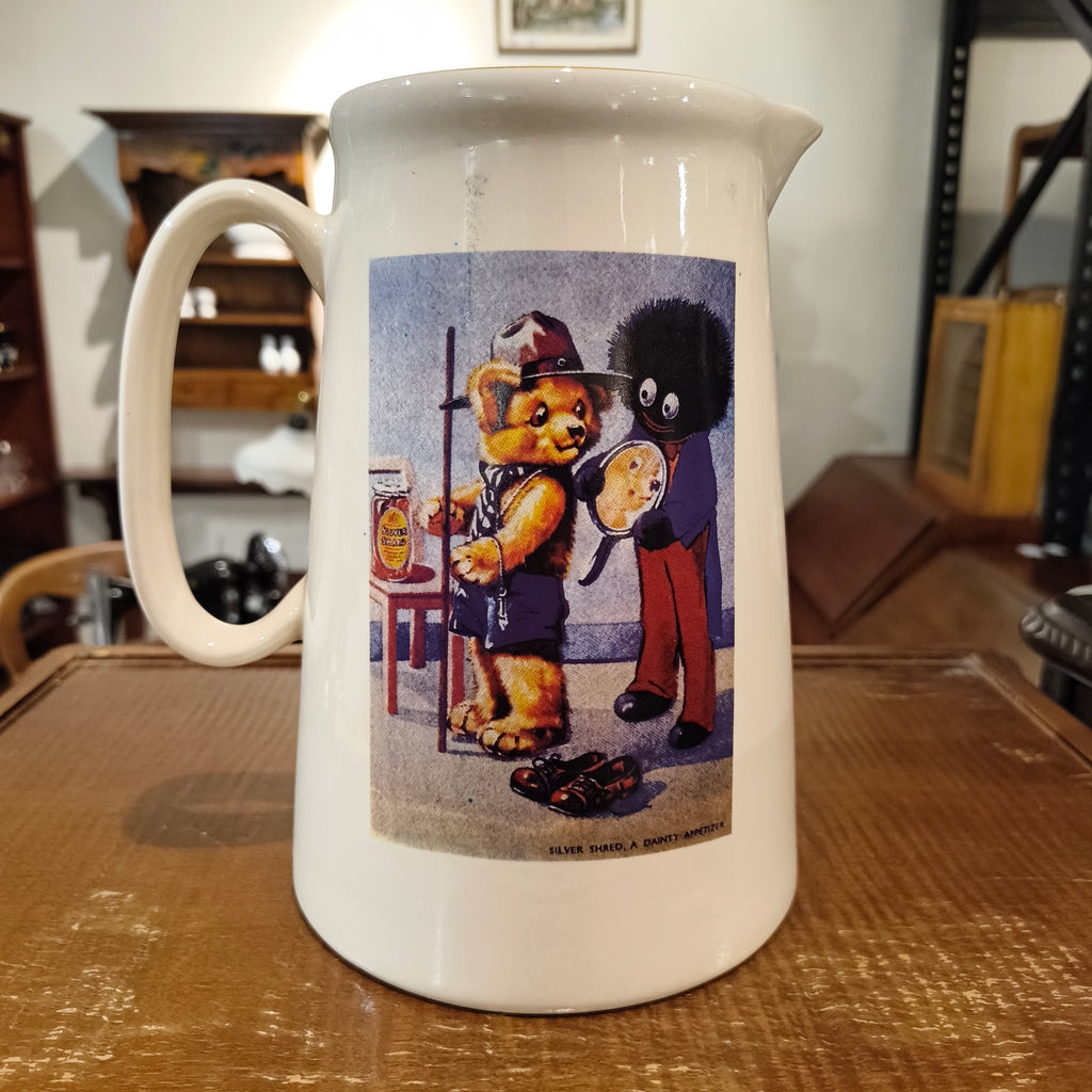 Vintage Robertson's Golden Shred Marmalade Ceramic Pitcher Jug - Diamond Concept Ceramics England
