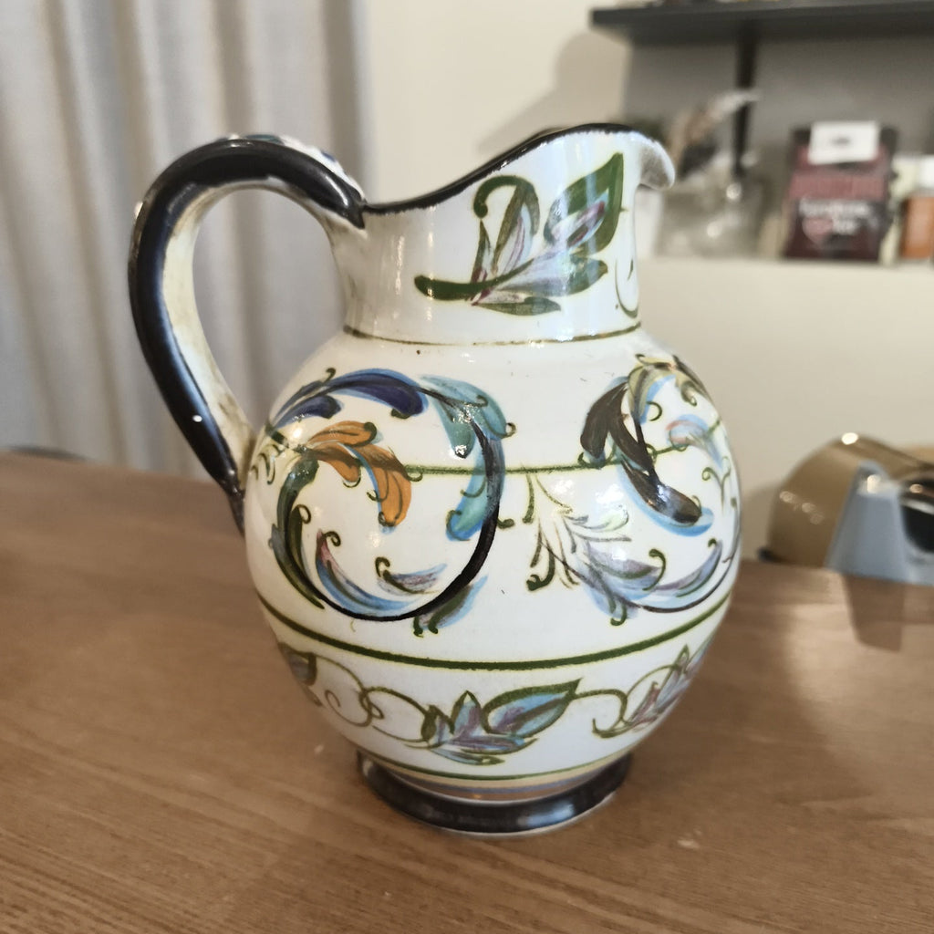 Hand-Painted Jug — Glyn Colledge (Signed, c.1950s–60s)