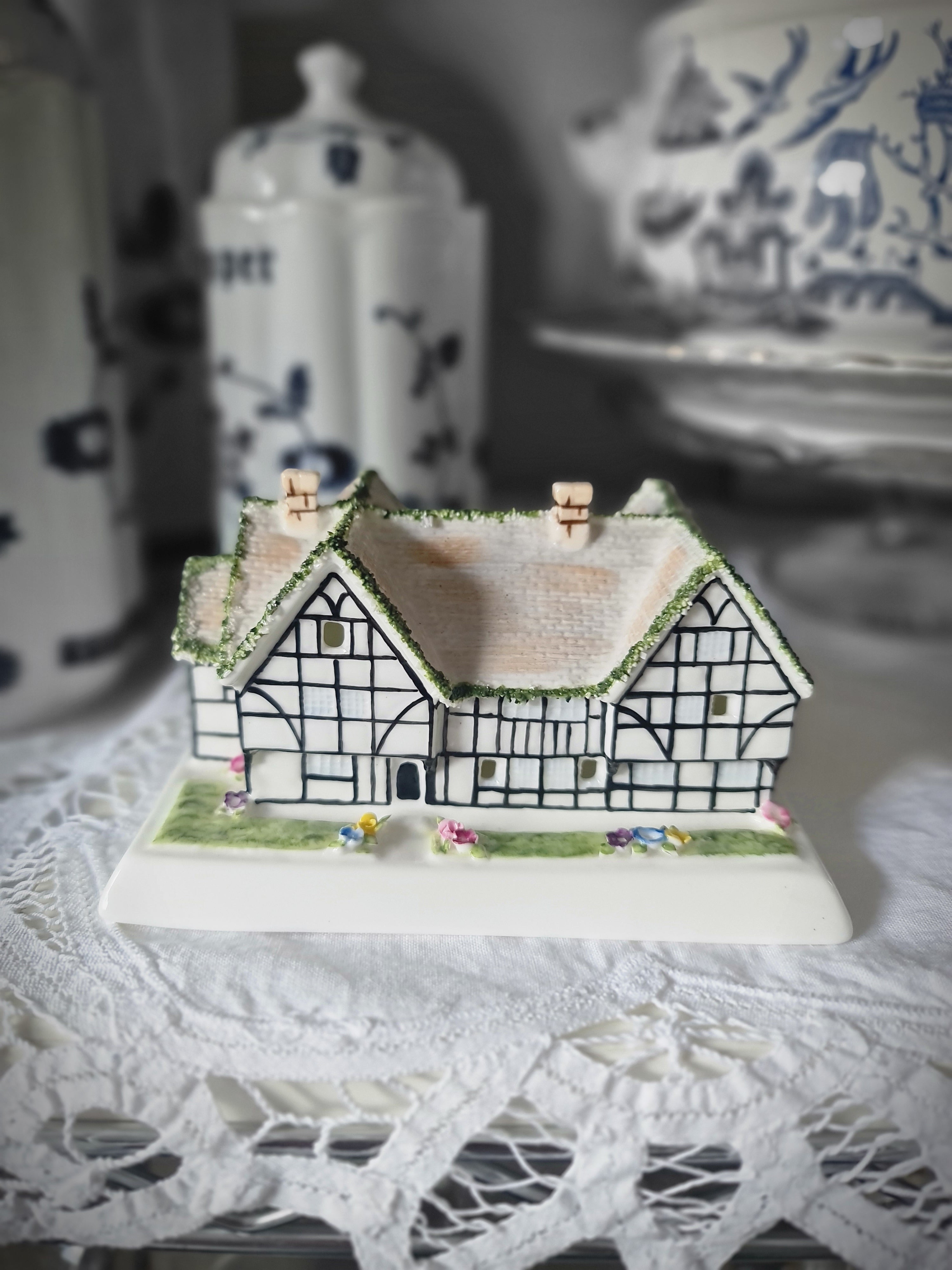 Beautiful English cottage fine bone china by Coalport