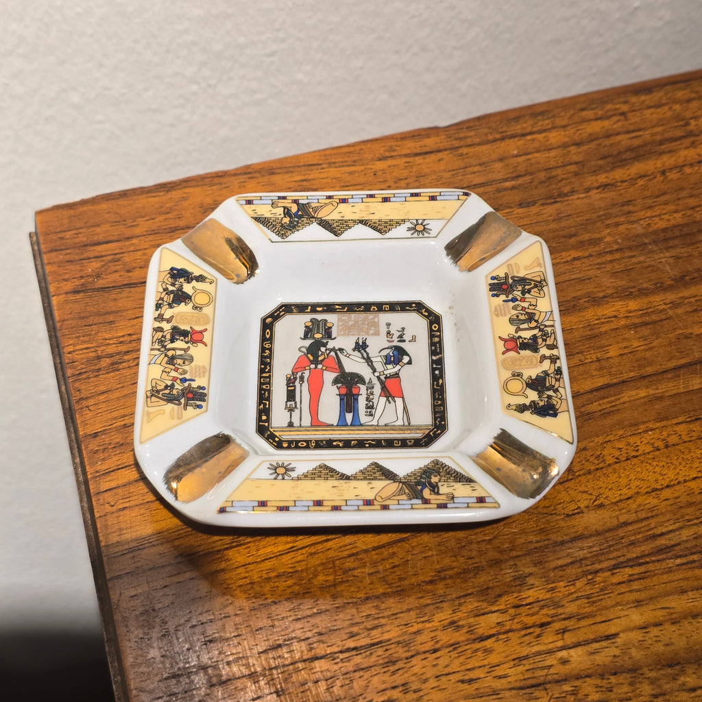 Porcelain ashtray Egypt