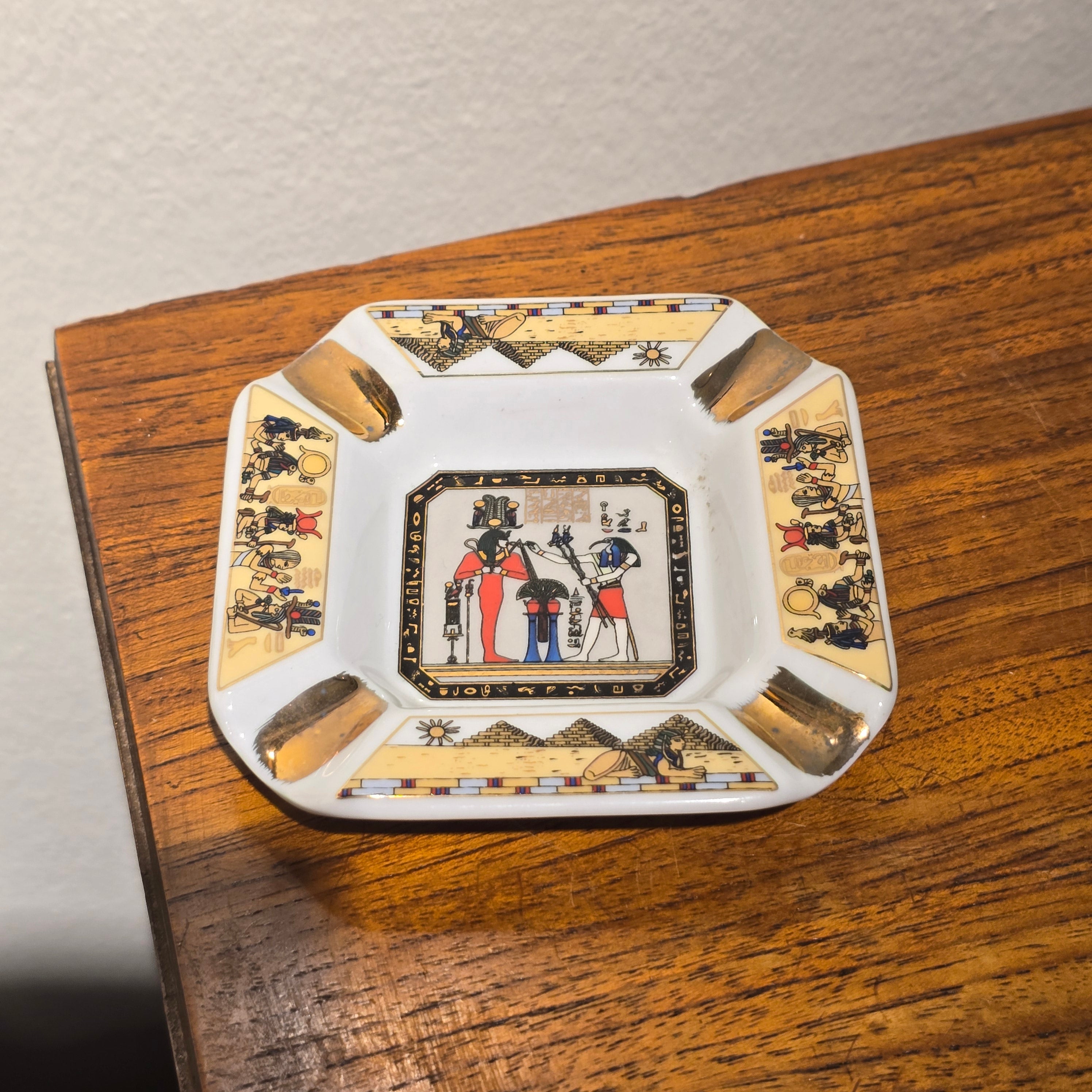 Porcelain ashtray Egypt