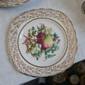 Beautiful vintage fine bone china -  summer fruit tea set