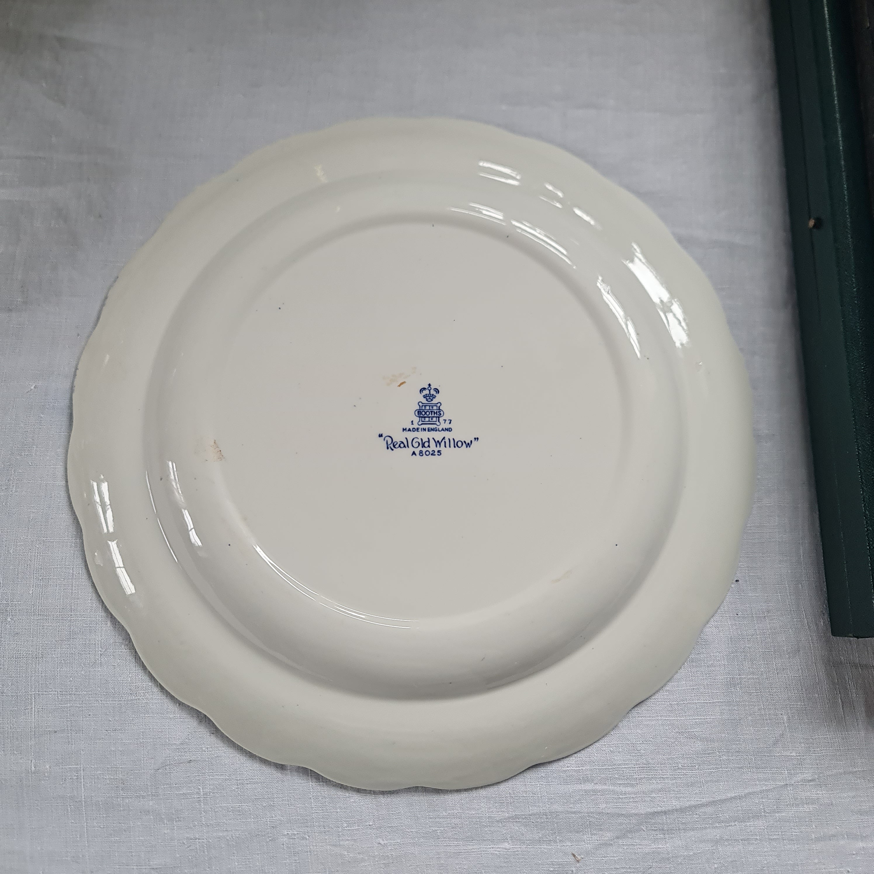 Vintage Booths-Real Old Willow big dinner plate
