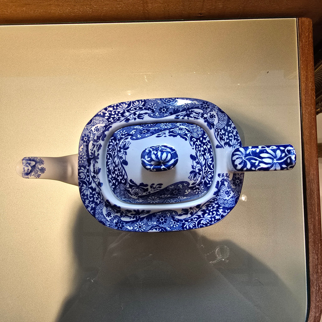 Spode Blue Italian Small Teapot