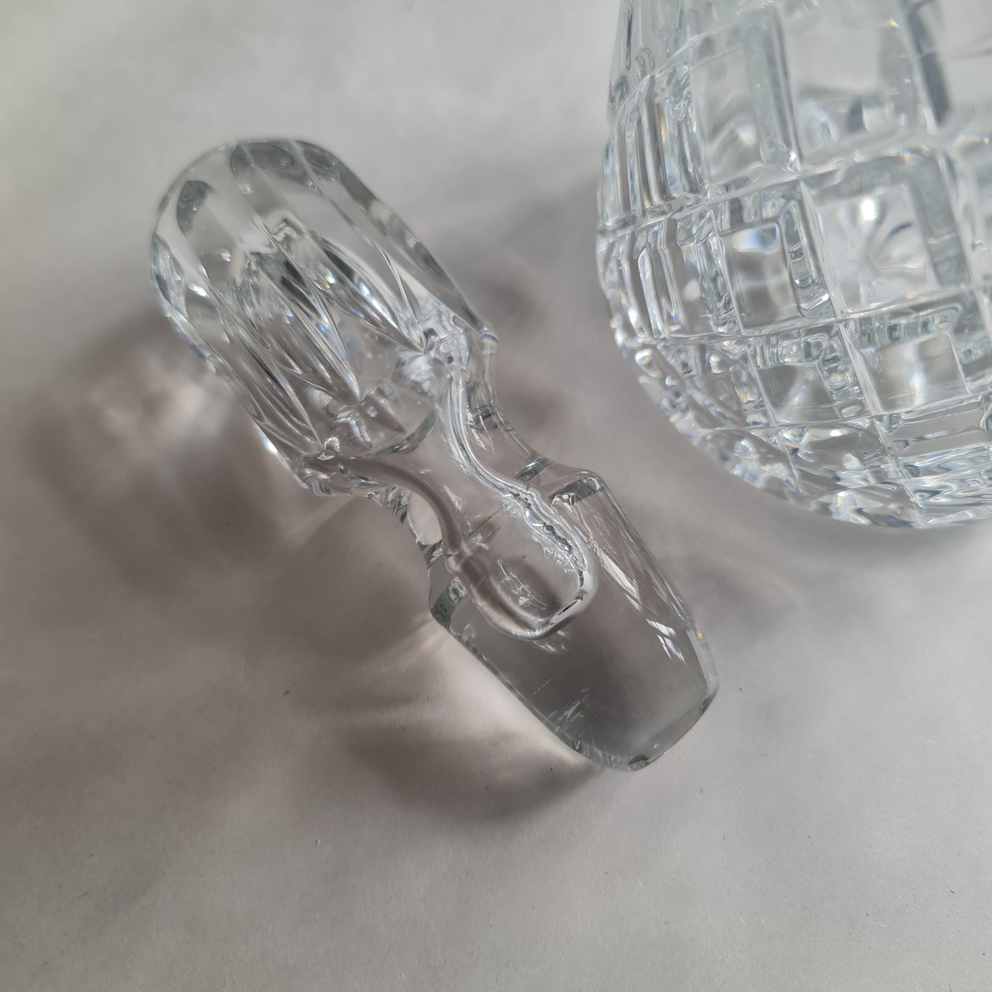 Early period handcut crystal decanter