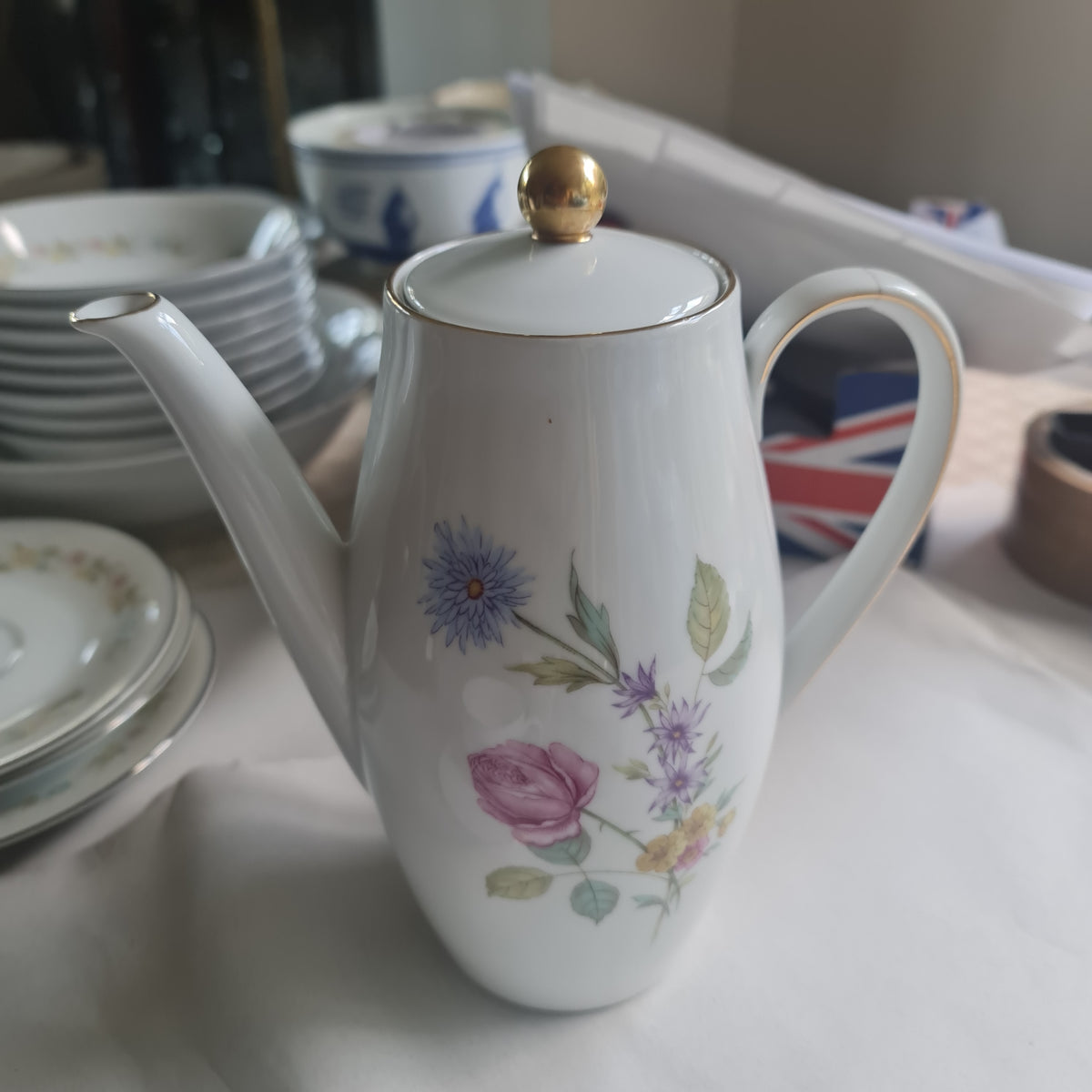 Germany Bavaria flora coffee set