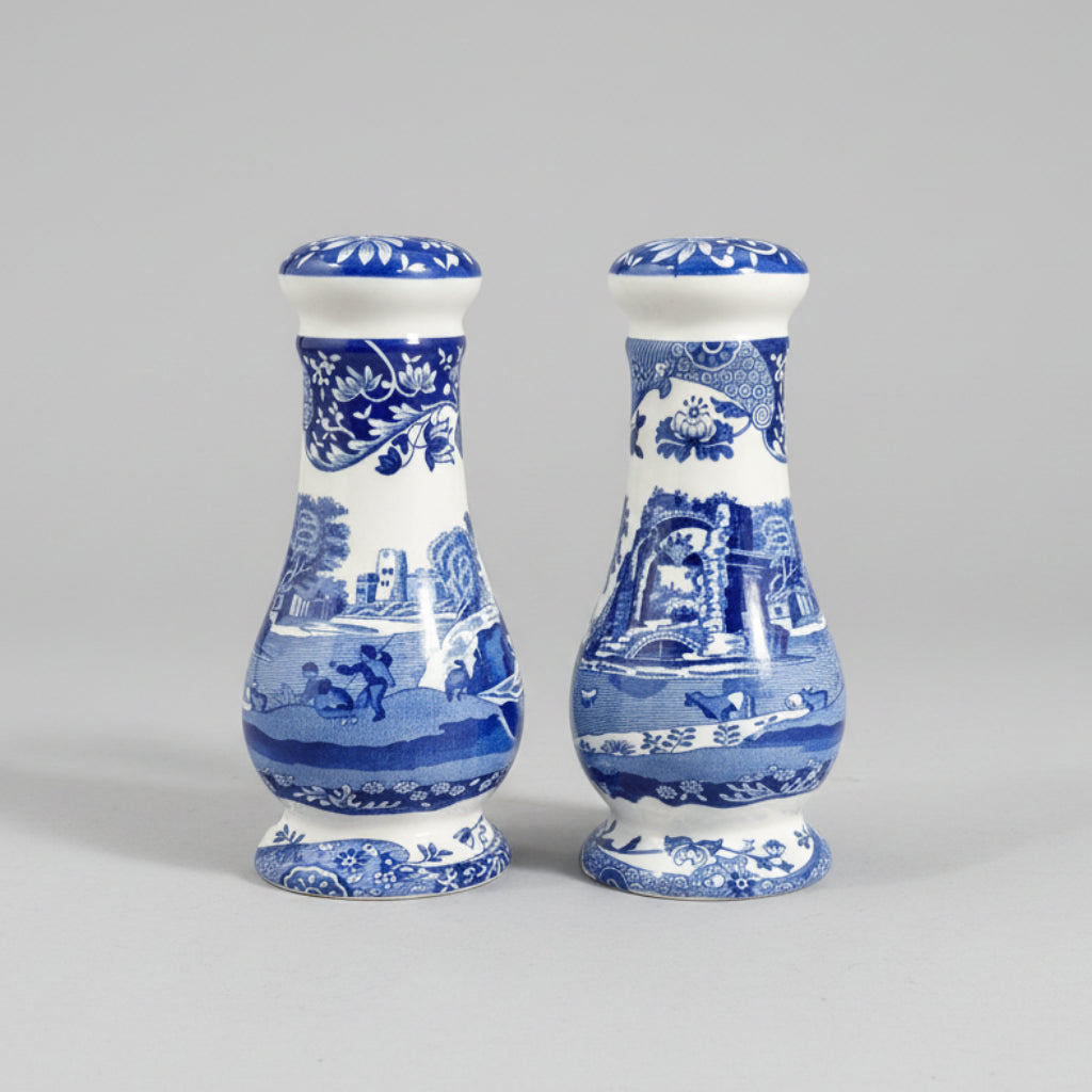 Spode Blue Italian Salt and Pepper Shaker, 16cm