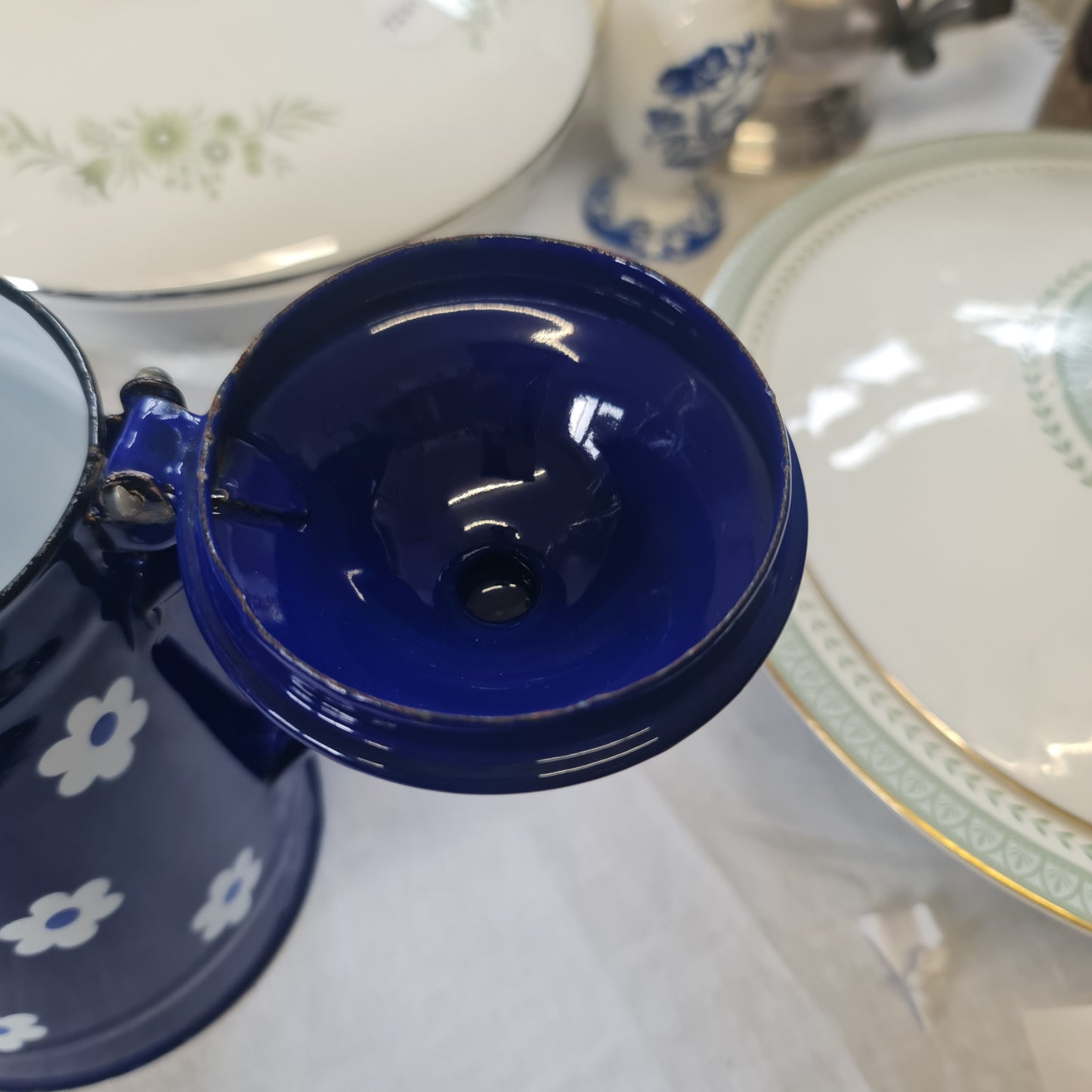 Yugoslavia vintage enamel coffee pot