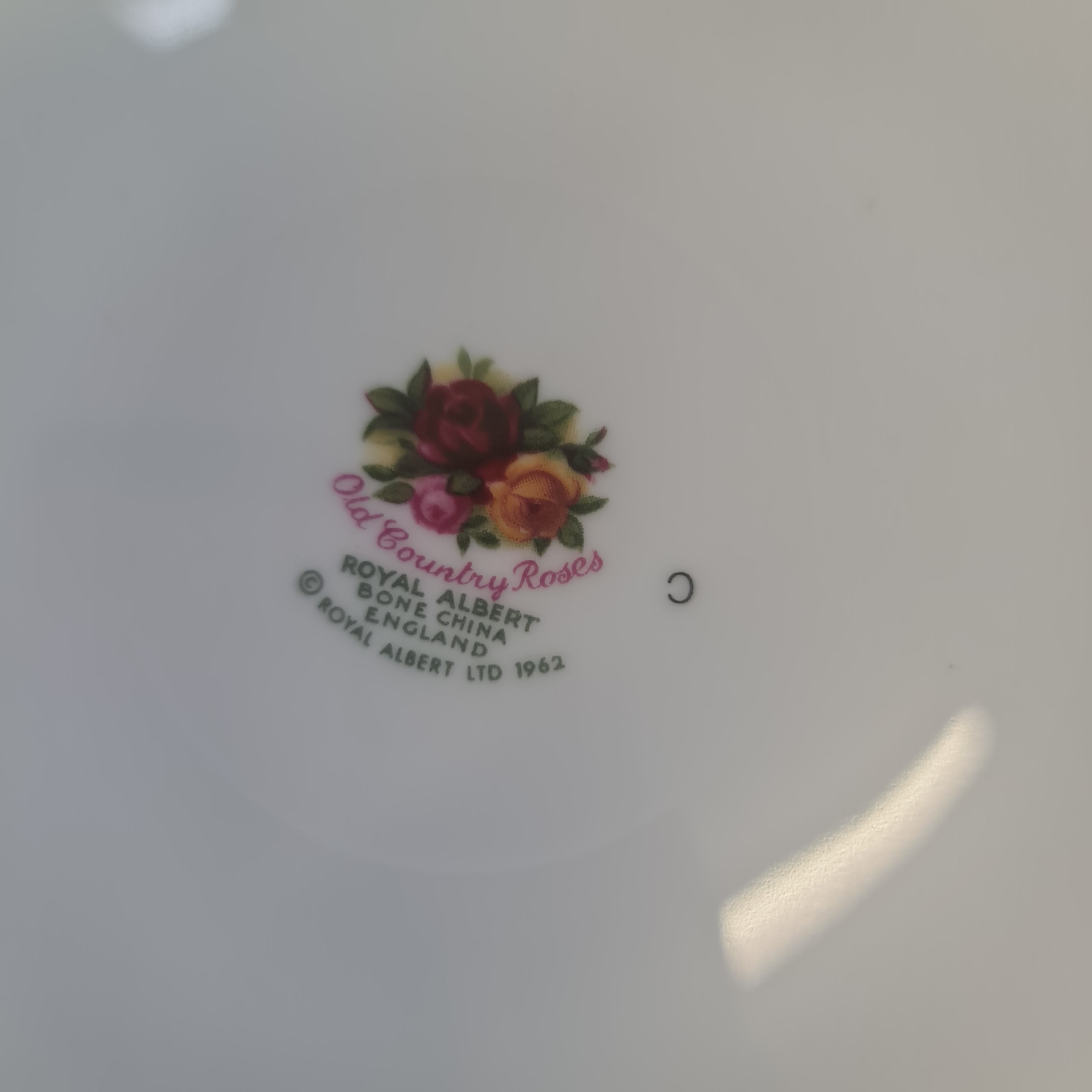 Royal Albert old Country Rose Cake stand- 1962 version