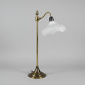 Vintage Frosted Glass Table Lamp