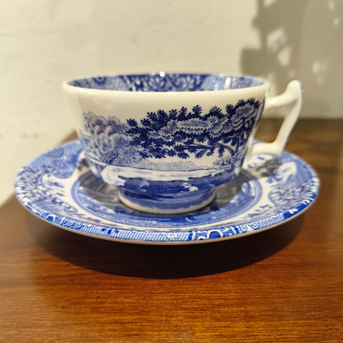 Spode Blue Italian Tea Set Duo