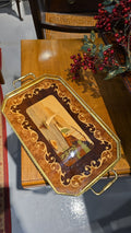 Vintage Italian Marquetry serving tray
