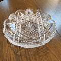 Vintage Crystal Fruit Dish