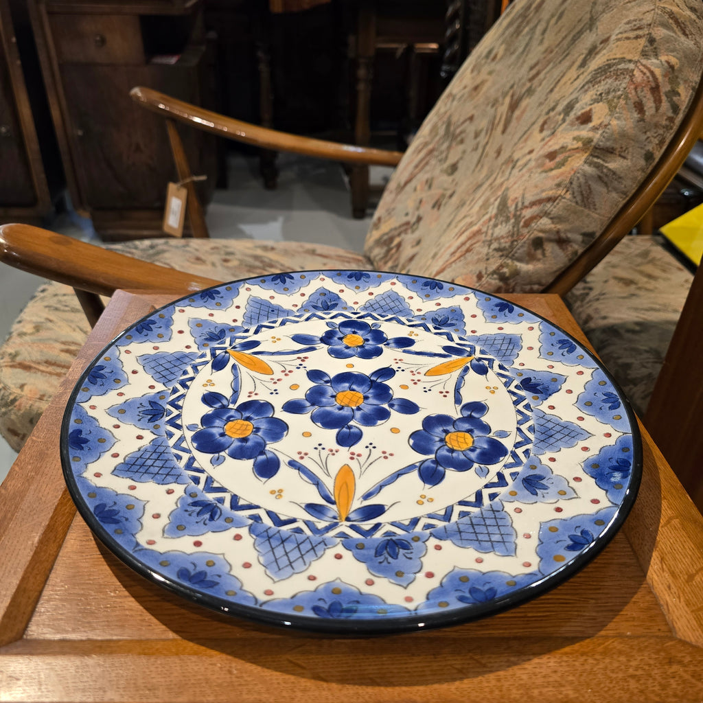 Ceraplat Handmade Spain Handpainted  Display Plate 32cm