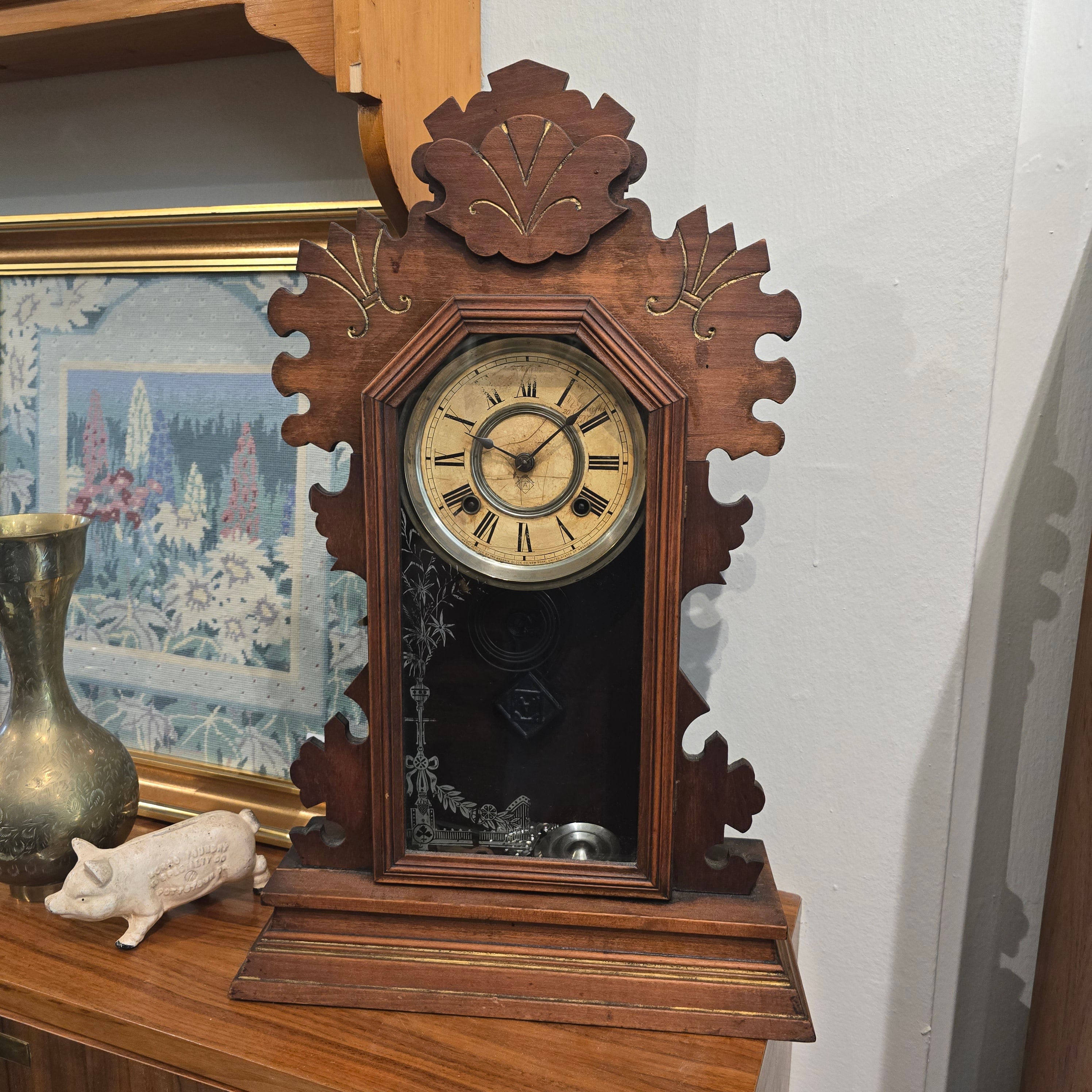 Antique table clock