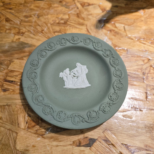 Wedgwood jasperware Sage Green dish