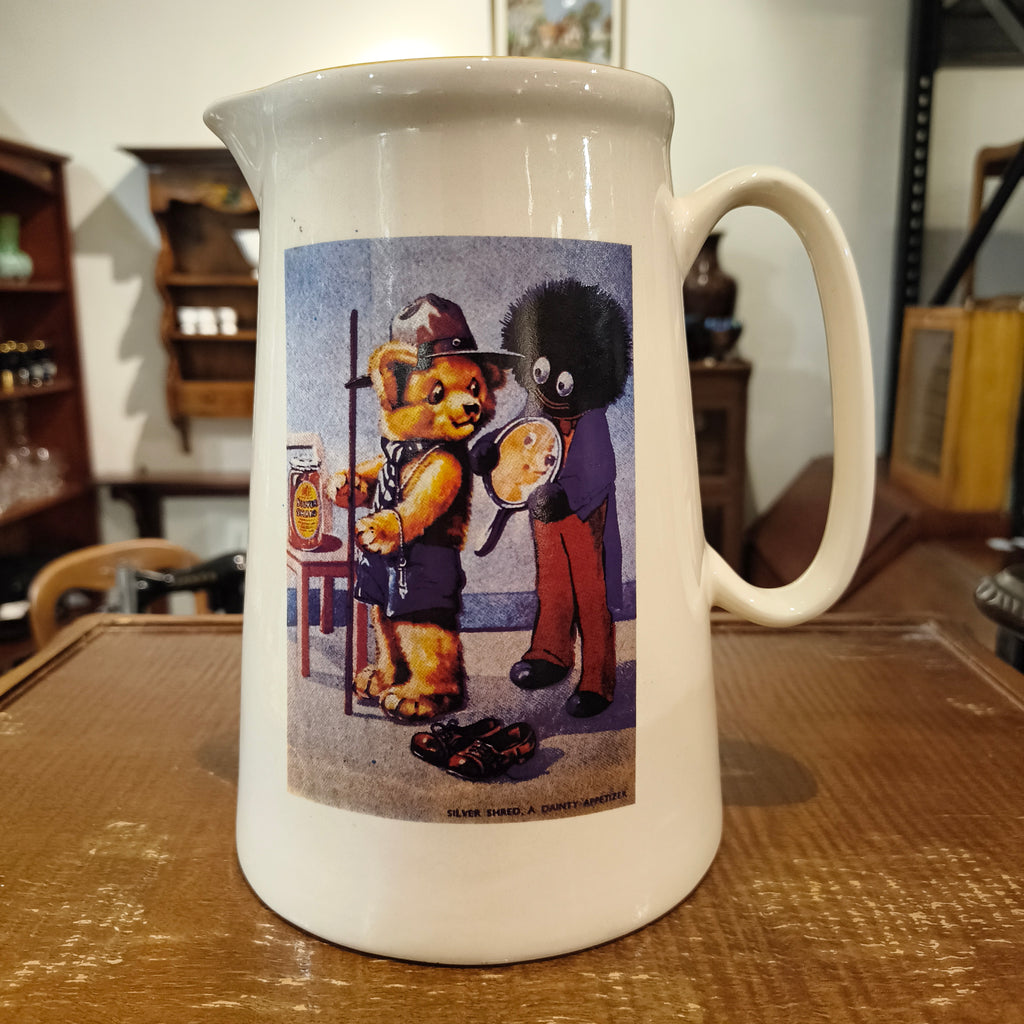 Vintage Robertson's Golden Shred Marmalade Ceramic Pitcher Jug - Diamond Concept Ceramics England