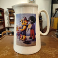 Vintage Robertson's Golden Shred Marmalade Ceramic Pitcher Jug - Diamond Concept Ceramics England
