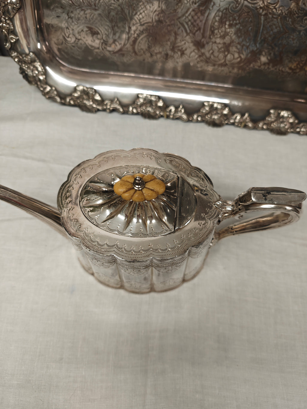 Walker Hall Silver plated Teapot