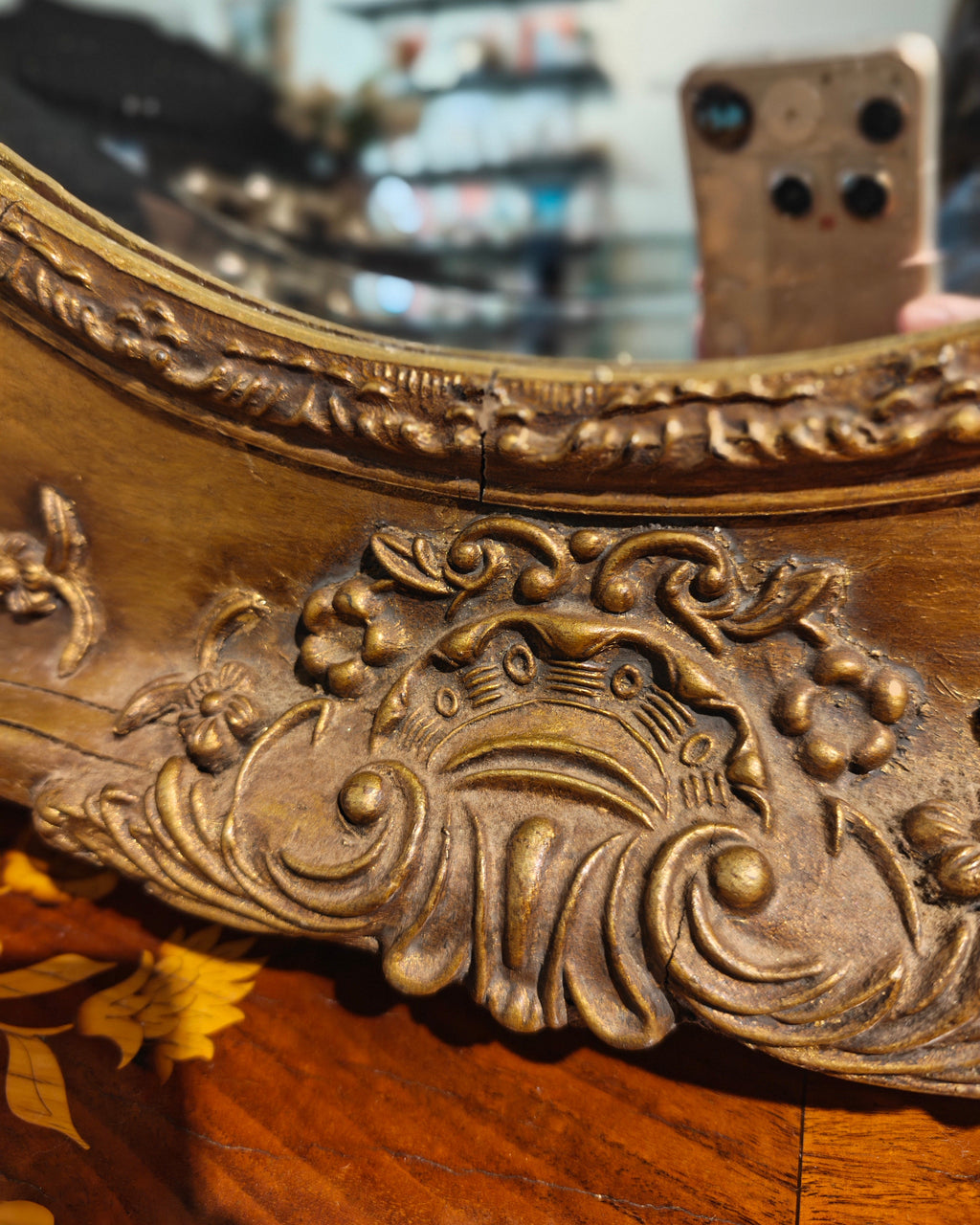 Stunning Louis XV / Rococo Revival style Antique Mirror
