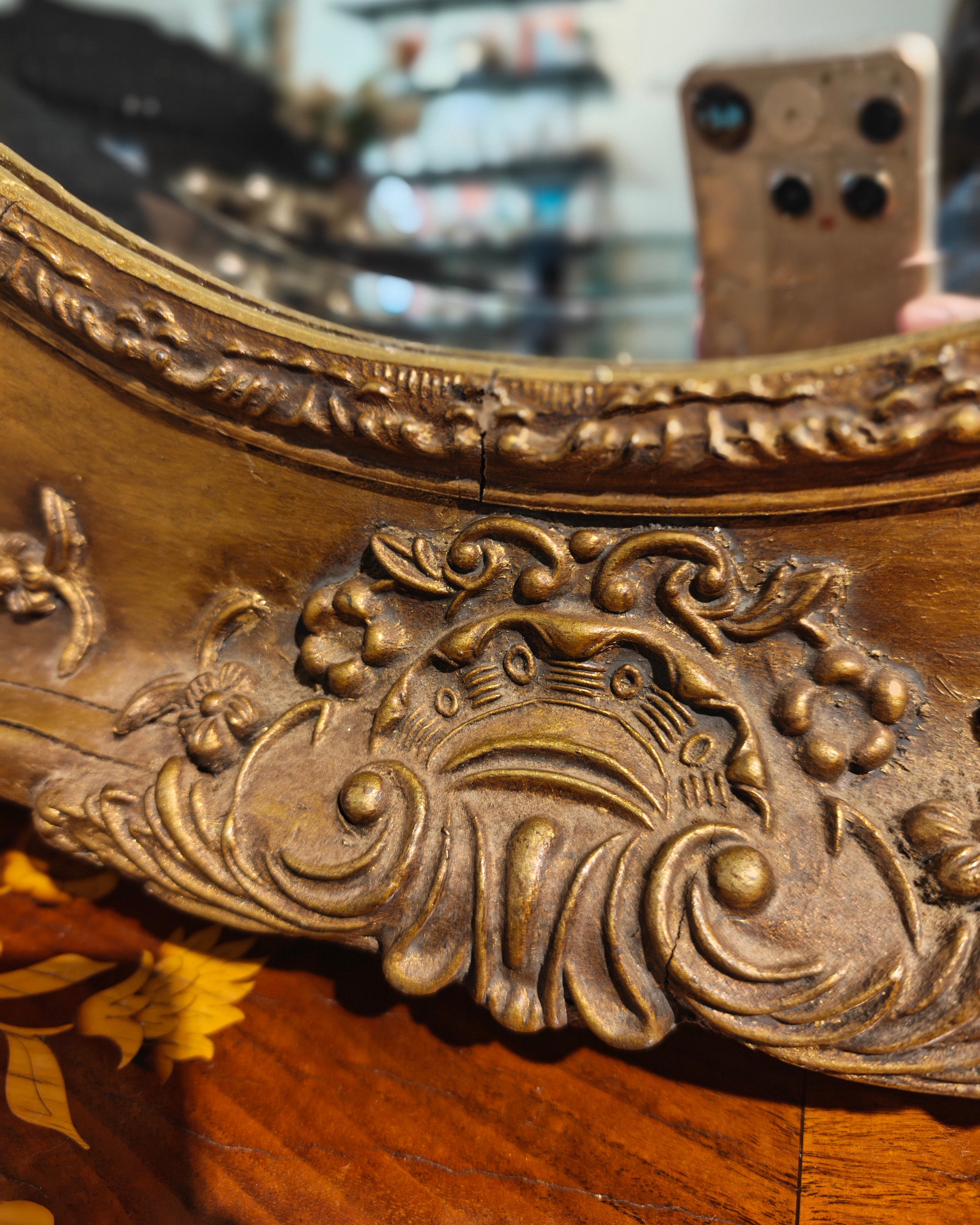 Stunning Louis XV / Rococo Revival style Antique Mirror