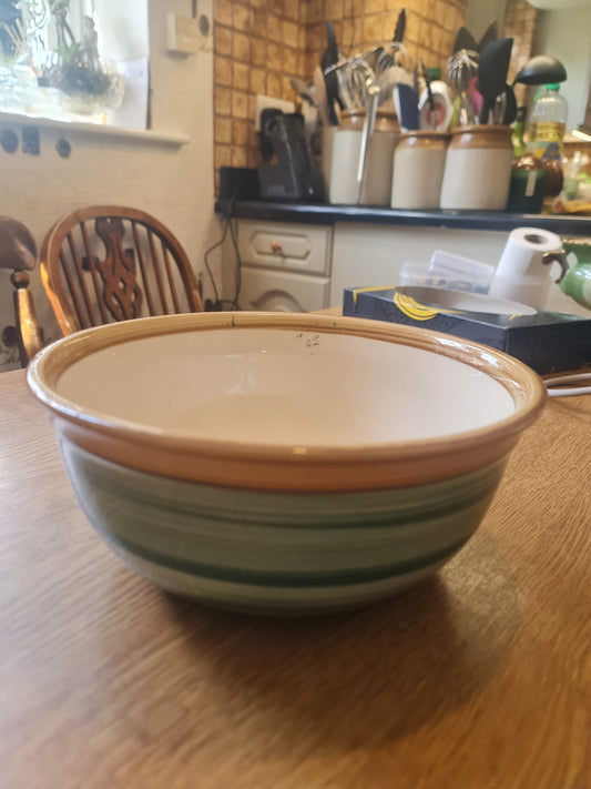 Lovely vintage green mixing Bowl