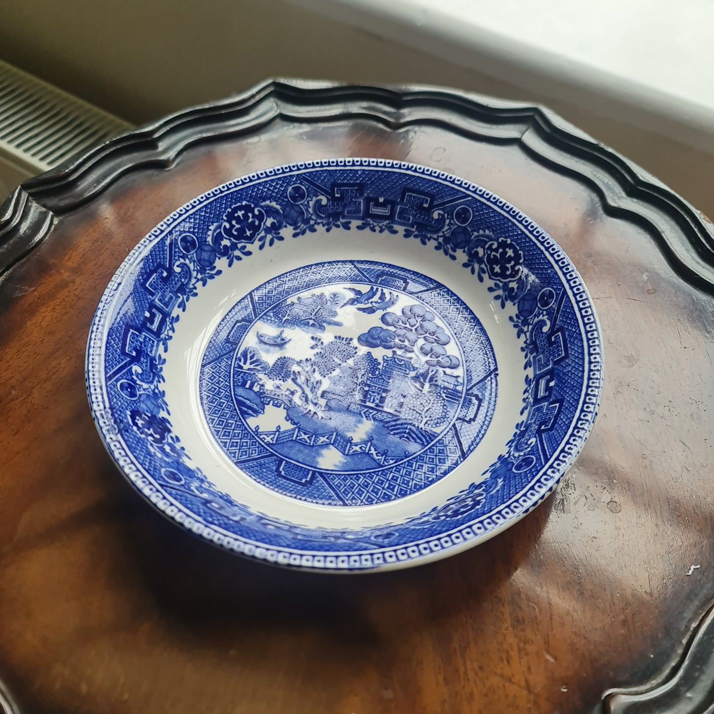 Alfred meakin blue willow soup bowl