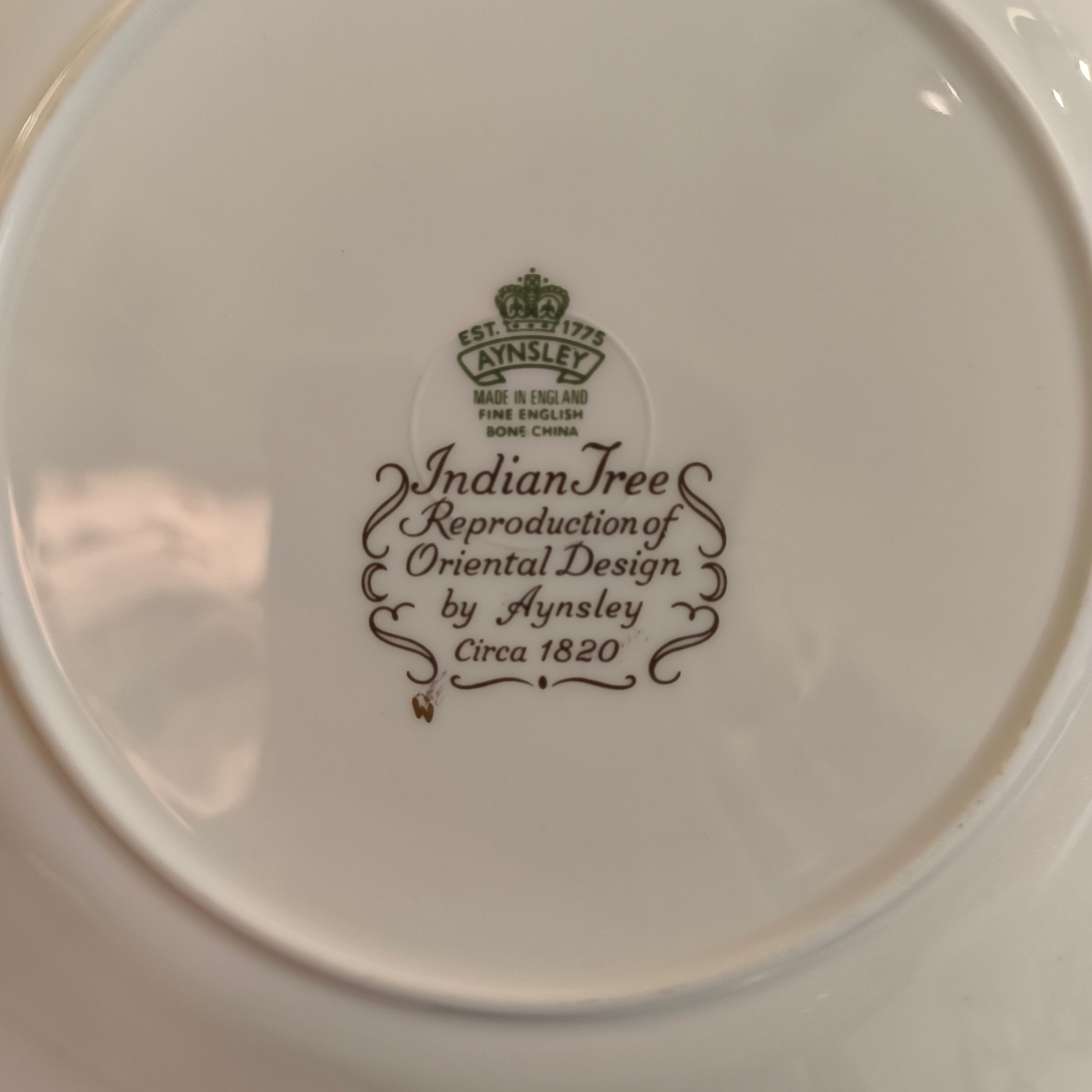 Vintage Aynsley Indian Tree Serving Plate